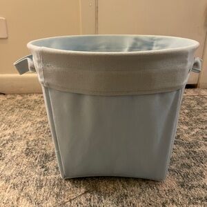 Pottery Barn Kids Light Blue Fabric Storage Bin